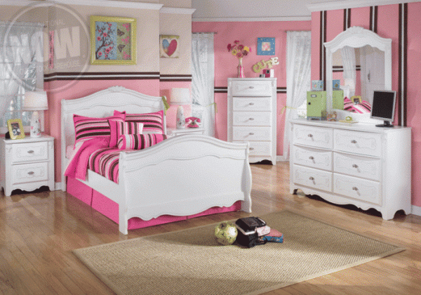 Exquisite Youth Twin Sleigh Bedroom Set