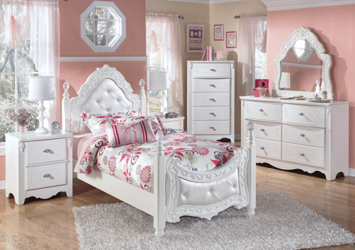 Exquisite Youth Full Poster Bedroom Set