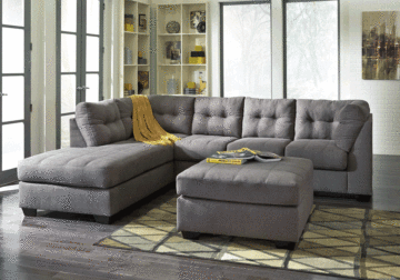 Maier Charcoal 2pc LAF Chaise Sectional