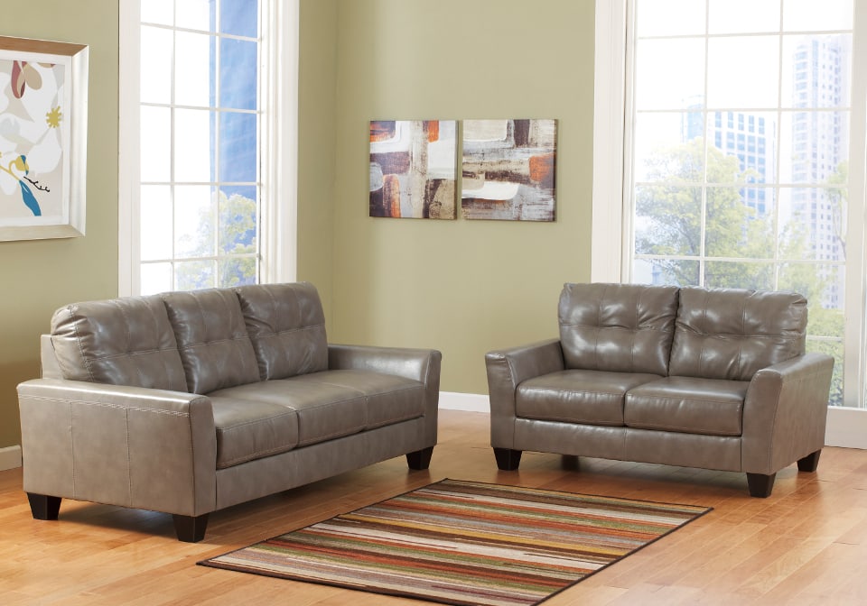paulie durablend leather sofa