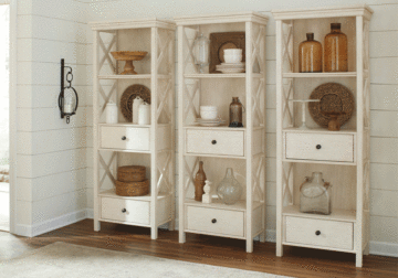 Bolanburg Two-Tone Display Cabinet