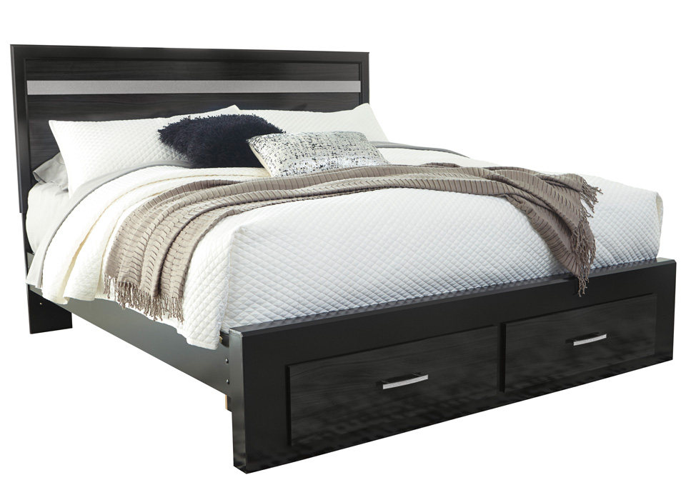 Starberry Black Queen Storage Bed, Black Queen Size Bed Frame With Drawers