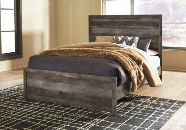 Wynnlow Gray Queen Panel Bed