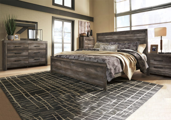 Wynnlow Gray King Panel Bedroom Set