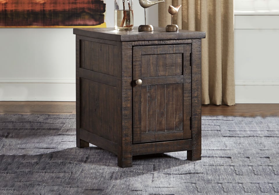 Hillcott Rustic Brown Chair Side End Table Cincinnati Overstock