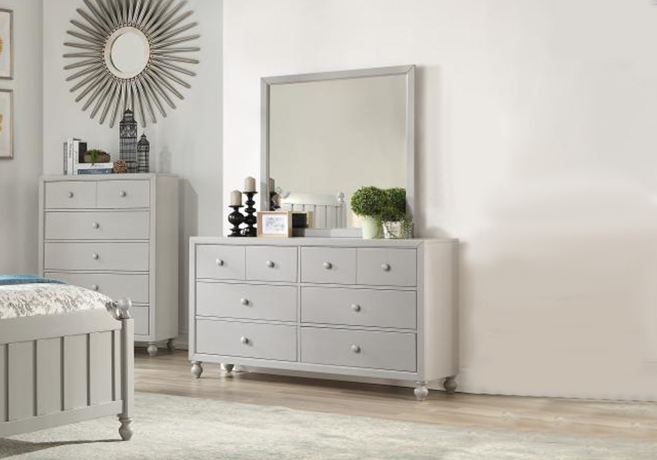 Tinley Gray Dresser Cincinnati Overstock Warehouse