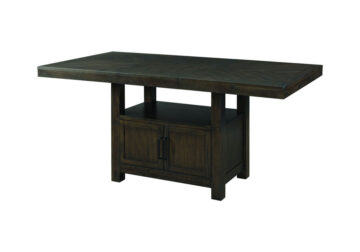 Colorado Dark Wood Counter Height Dining Table