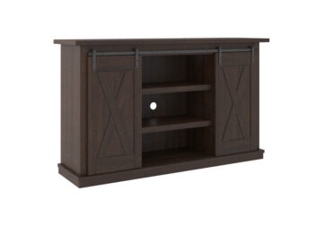 Camiburg Large Warm Brown TV Stand