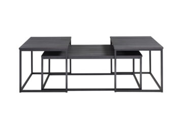 Yarlow Black 3pc Occasional Table Set