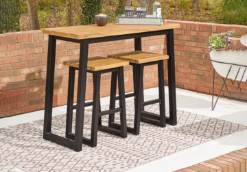 Town Wood Outdoor Counter Table Set