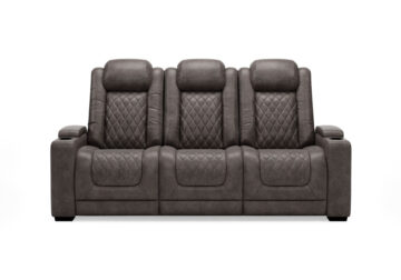 Hyllmont Gray Power Reclining Sofa Set