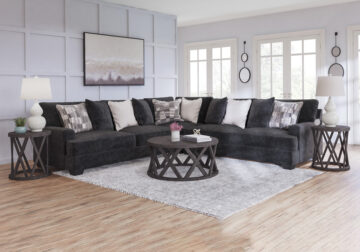 Lavernett Charcoal 3pc. Sectional
