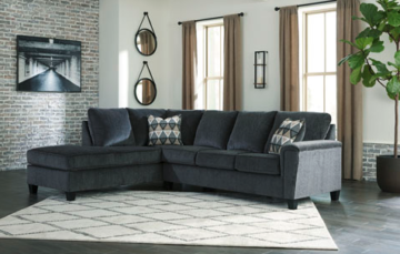 Abinger Smoke 2pc LAF Chaise Sectional