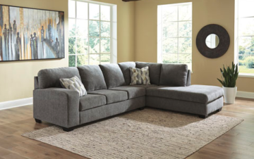Dalhart Charcoal RAF Chaise Sectional
