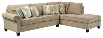 Dovemont Putty RAF Chaise Sectional