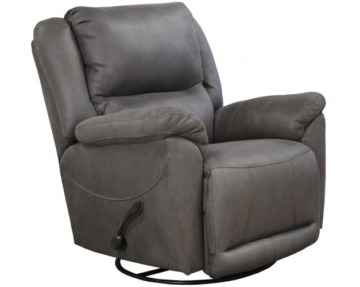 Cole Charcoal Swivel Glider Recliner