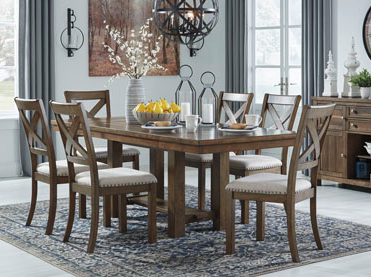 Moriville Dining Extension 7pc Table Set