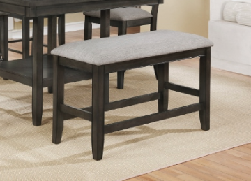 Fulton Grey Counter Height Bench
