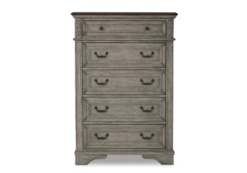 Lodenbay Antique Gray 5-Drawer Chest