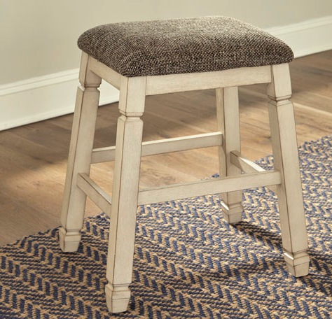 Bolanburg Two-Tone Brown Upholstered Stool