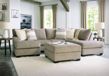 Creswell Stone 2pc RAF Chaise Sectional