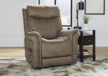 Lorreze Driftwood Power Lift Recliner