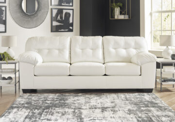 Donlen White Sofa Set