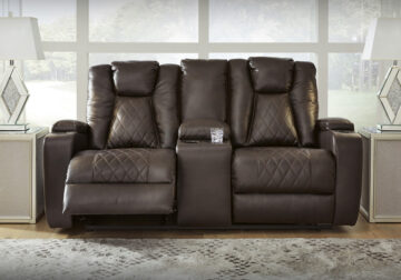 Mancin Chocolate Reclining Sofa Set