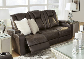 Mancin Chocolate Reclining Sofa Set