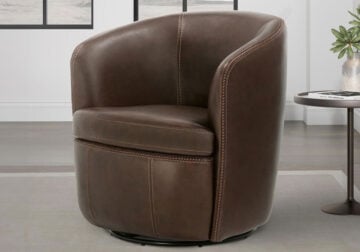 Aiden Brown Swivel Club Chair