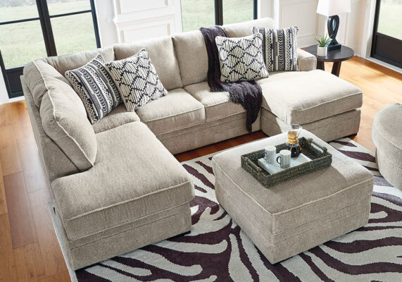 Calnita Sisal 2pc. LAF Chaise Sectional | Cincinnati Overstock Warehouse