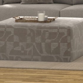Zeke - Cocktail Ottoman - Cloud