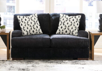 Whitmore Manor Black Pearl Love Seat