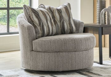Lofwood Fossil Swivel Accent Chair