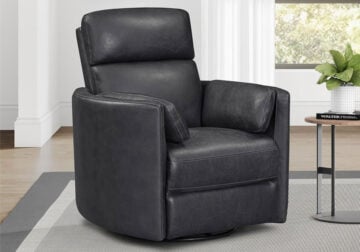 Mega Slate Power Swivel Glider Recliner