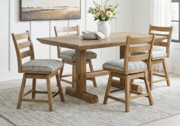 Ridgester Light Brown Counter Height 5pc. Set