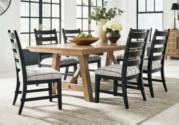 Ridgester Two-Tone Rect. 7pc. Dining Set