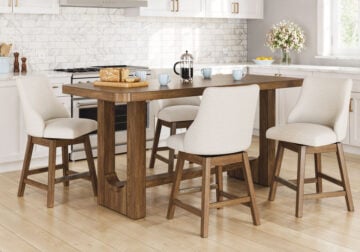 Cabalynn Light Brown 5pc. Counter Height Dining Set