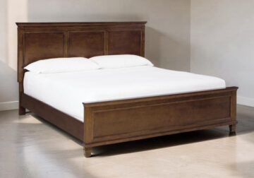 Danabrin Brown King Panel Bed