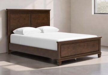 Danabrin Brown Queen Panel Bed