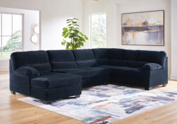 Simplejoy Navy 3pc. LAF Chaise Sectional