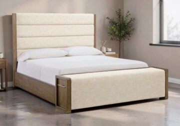 Marxmore Brown Queen Upholstered Storage Bed