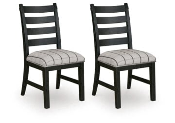 Ridgester Black Side Chair