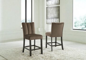 Jeshina Mocha Upholstered Barstool