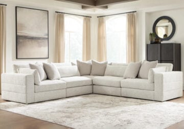 Ashbourne Estates Snowstorm 5pc. Sectional