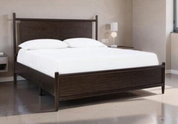 Dantenton Merlot King Panel Bed
