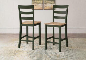 Gesthaven Natural/Green Barstool