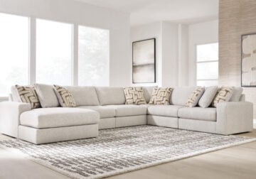 Kestrie Feathered 6pc. LAF Chaise Sectional