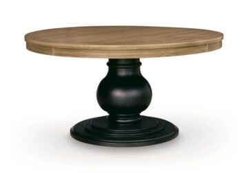 Ridgester Two-Tone Round Table