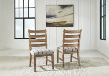 Ridgester Light Brown Side Chair